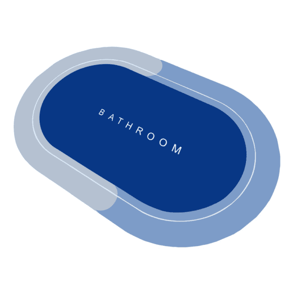 Tapete Antideslizante De Baño 58x38