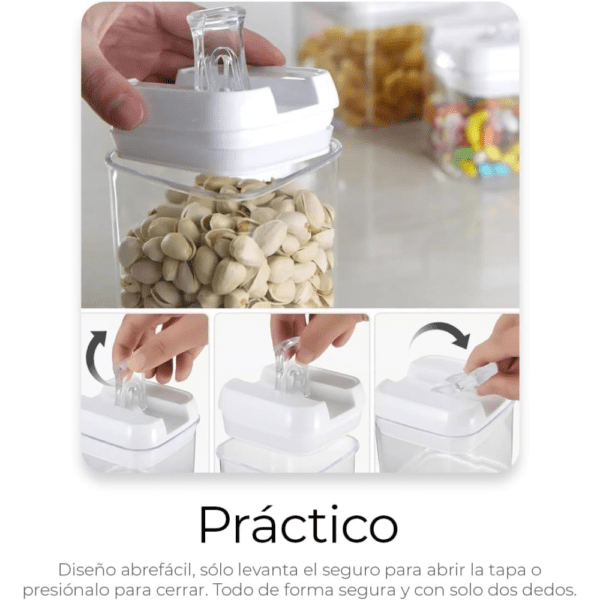 Set Contenedor De Alimentos 7pcs