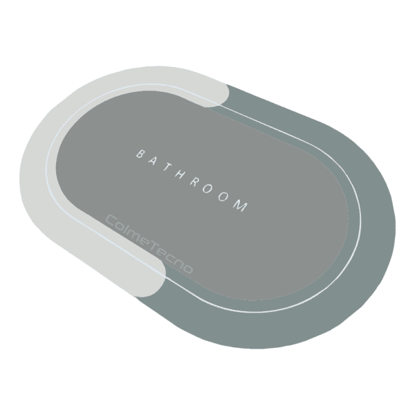 Tapete Antideslizante De Baño 58x38